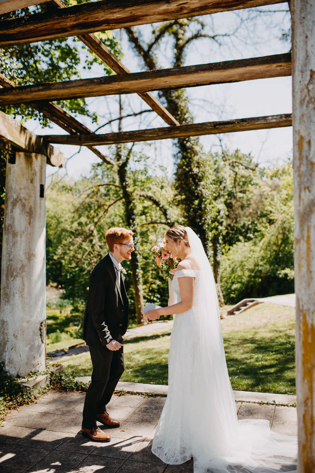 First Look at Pennsylvania Greenhouse Wedding Venue